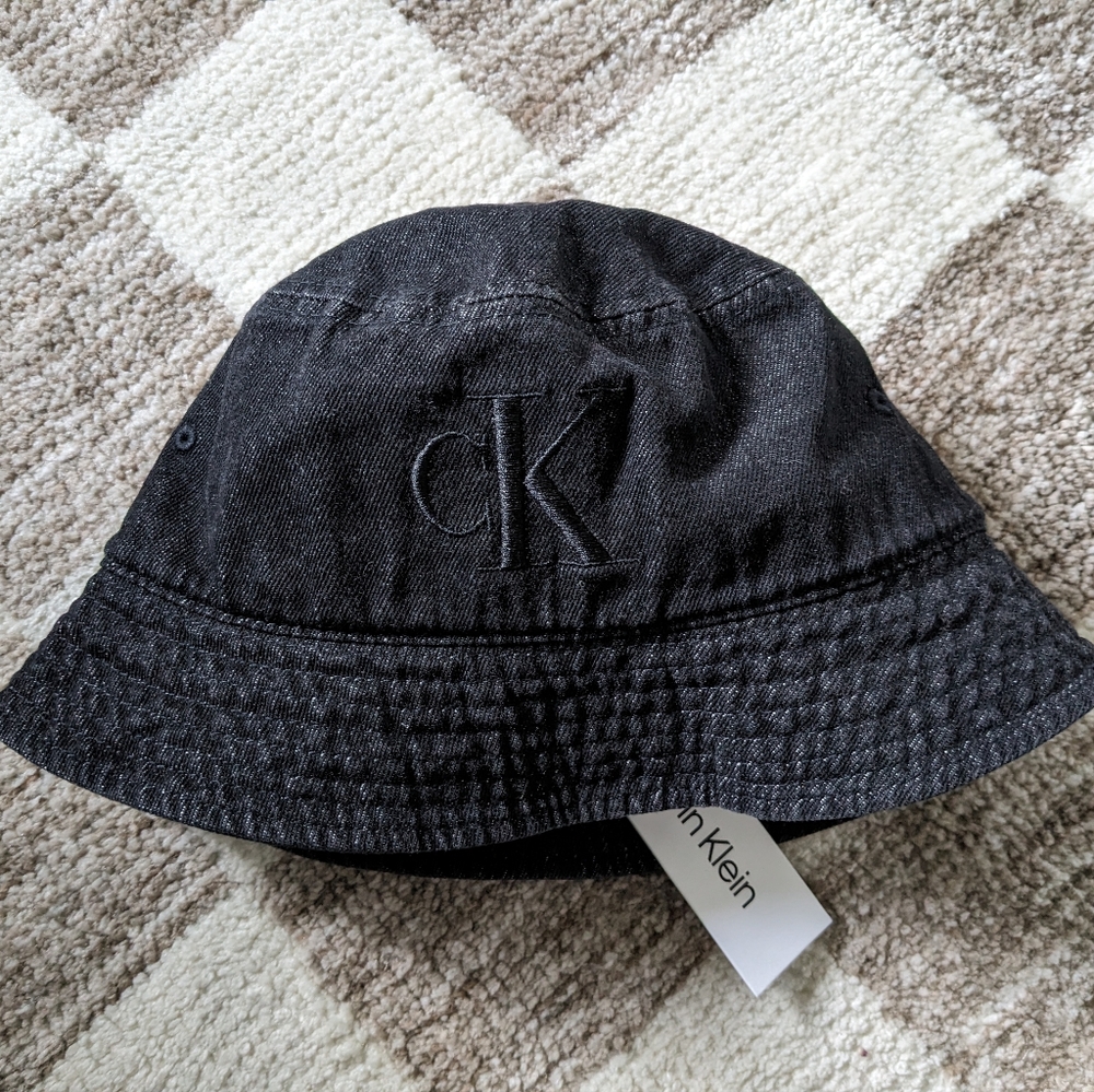 Calvin Klein, new with tags, denim bucket hat